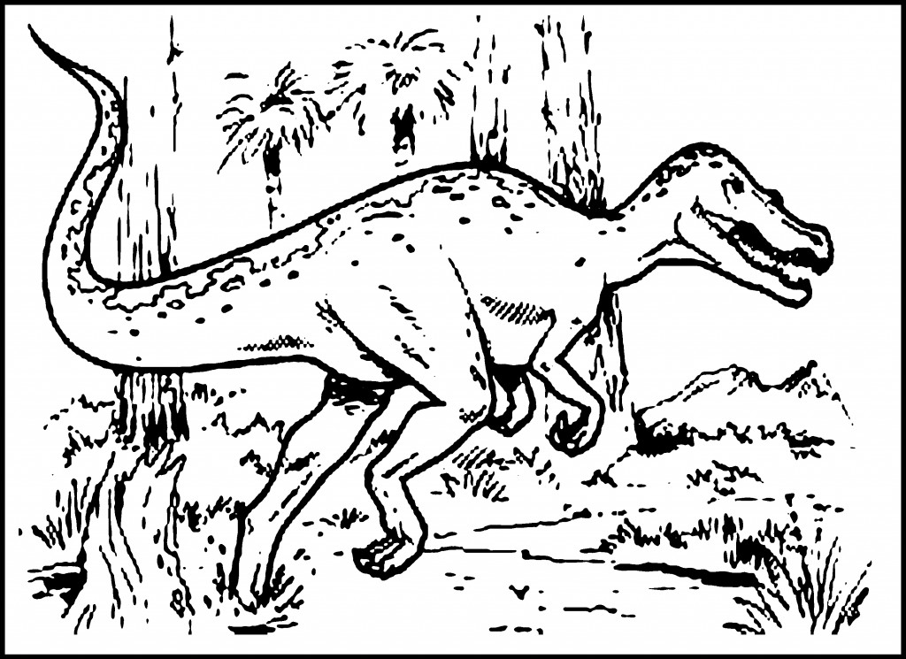 Coloring Pages For Boys Dinos
 Free Printable Dinosaur Coloring Pages For Kids