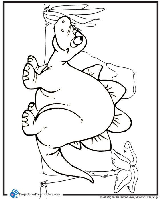 Coloring Pages For Boys Dinosaur
 Printable Dinosaur