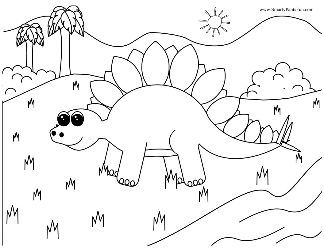 Coloring Pages For Boys Dinosaur
 Cool Dinosaur Coloring Pages