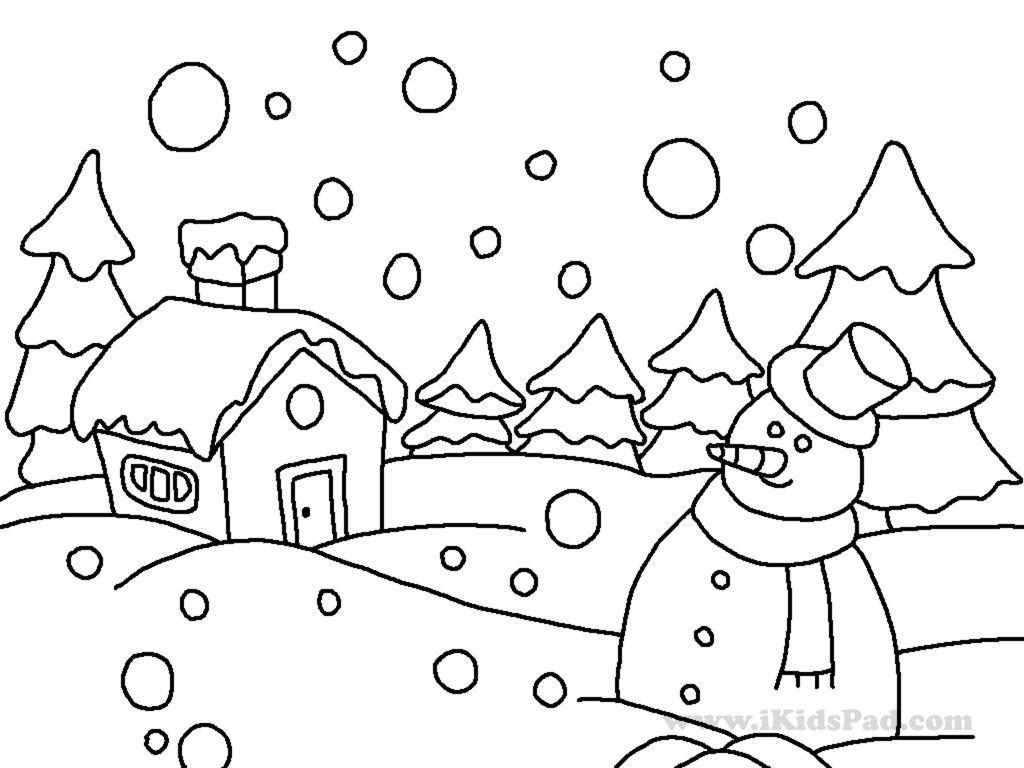 Coloring Pages For Boys Easy Wintewr
 Coloring Pages Winter Coloring Pages Free Winter Coloring
