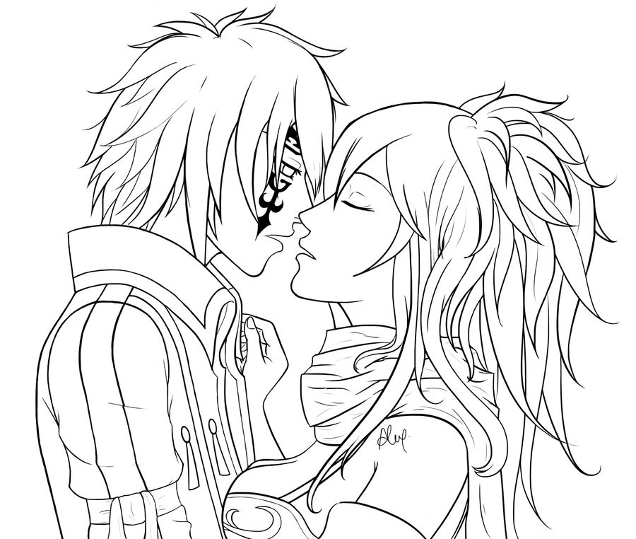 Coloring Pages For Boys Fairy Tail
 Fairy tale at Fairy Tail lines by Aeli na on DeviantArt