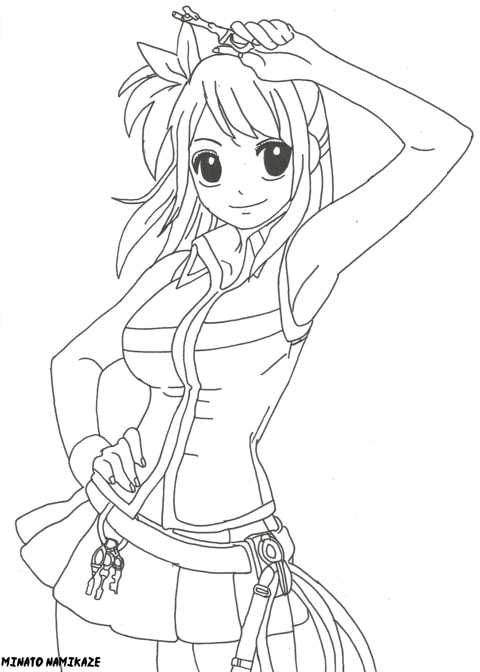 Coloring Pages For Boys Fairy Tail
 Pin by spetri on LineArt Fairy Tail