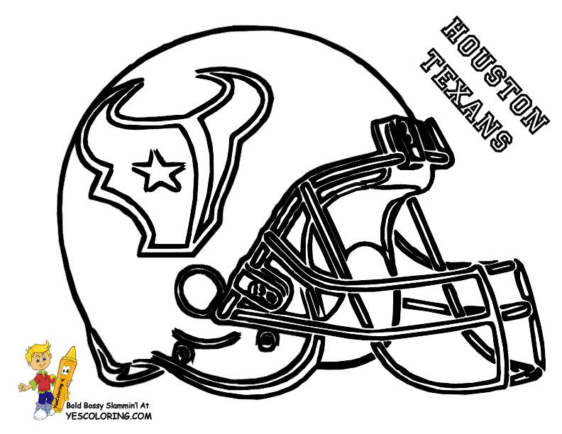 Coloring Pages For Boys Football Packers
 Big Stomp Pro Football Helmet Coloring