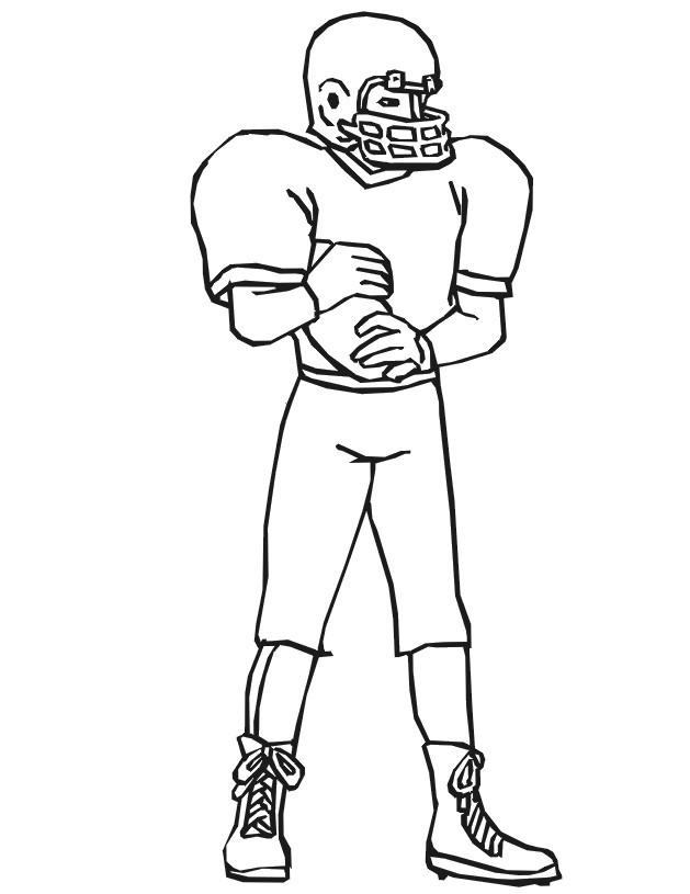 Coloring Pages For Boys Football Players
 Football Printables