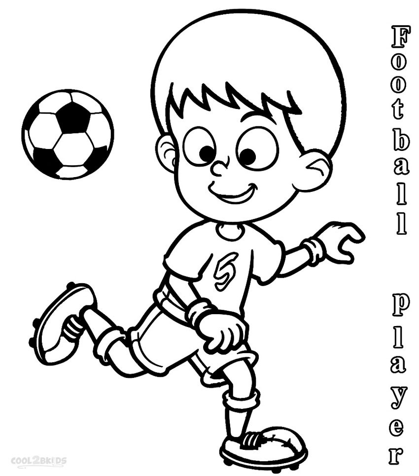 Coloring Pages For Boys Football Players
 Printable Football Player Coloring Pages For Kids
