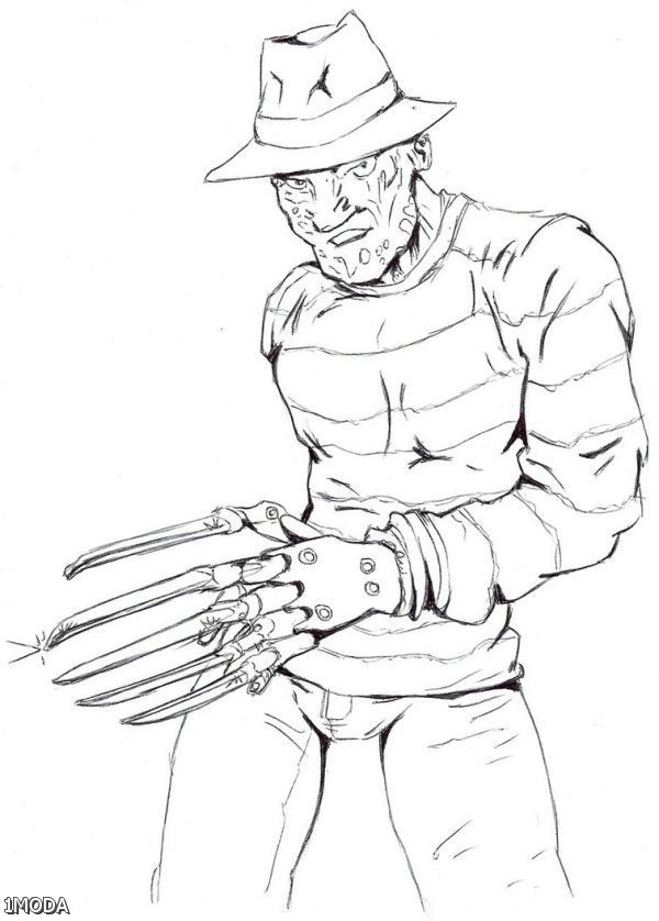 Coloring Pages For Boys Freedy Kruger
 Freddy Krueger Coloring Pages Coloring Home