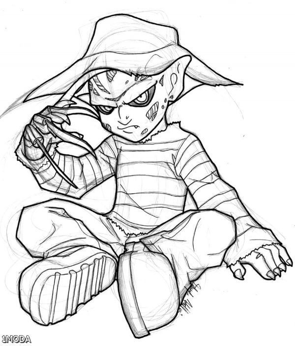 Coloring Pages For Boys Freedy Kruger
 Freddy Krueger Coloring Pages Printable
