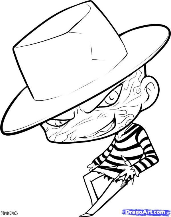 Coloring Pages For Boys Freedy Kruger
 Freddy Krueger Coloring Pages 2015 2016
