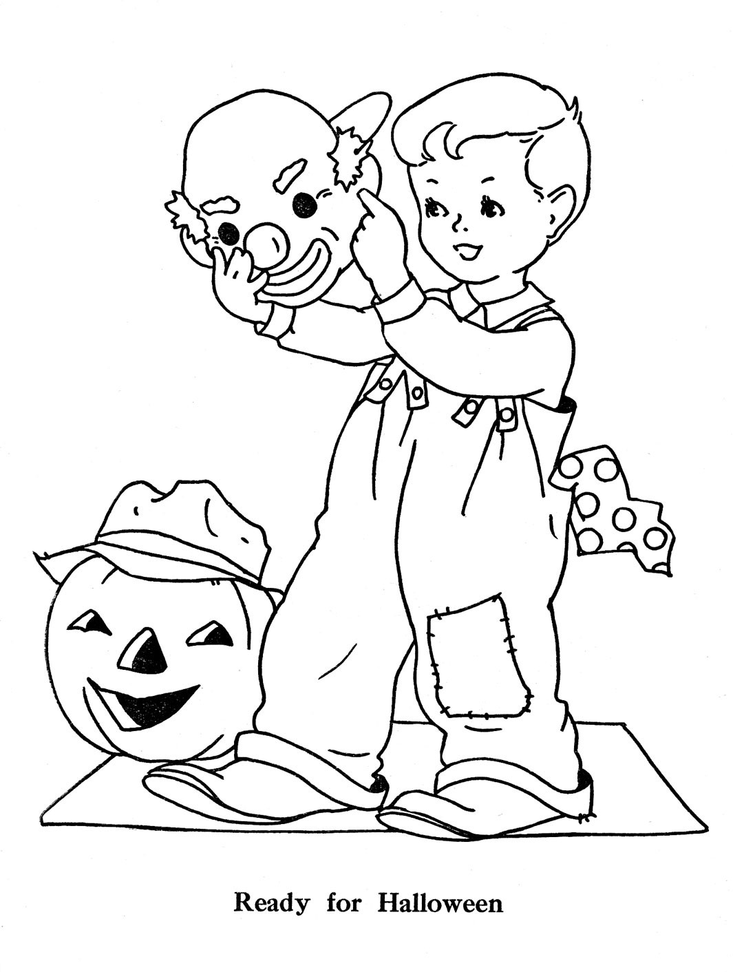 Coloring Pages For Boys Halloween
 Favorite Paint Book — Little Boys – Q is for Quilter