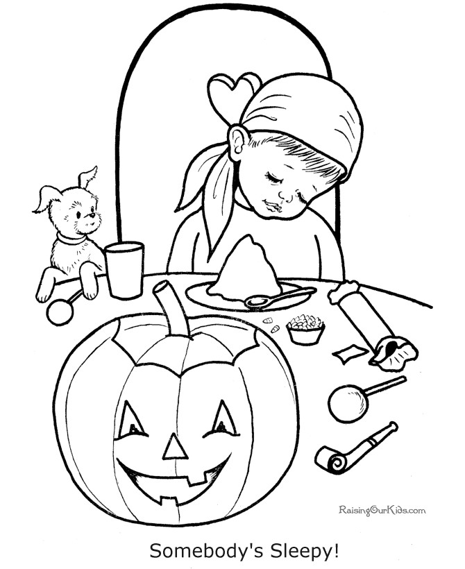 Coloring Pages For Boys Halloween
 Boy Halloween Coloring Page 006