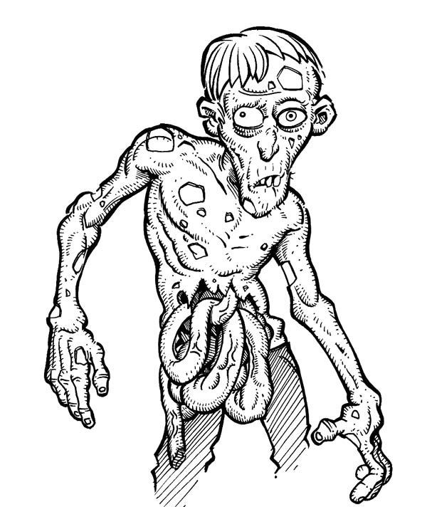 Coloring Pages For Boys Halloween
 1000 images about Zombie coloring on Pinterest