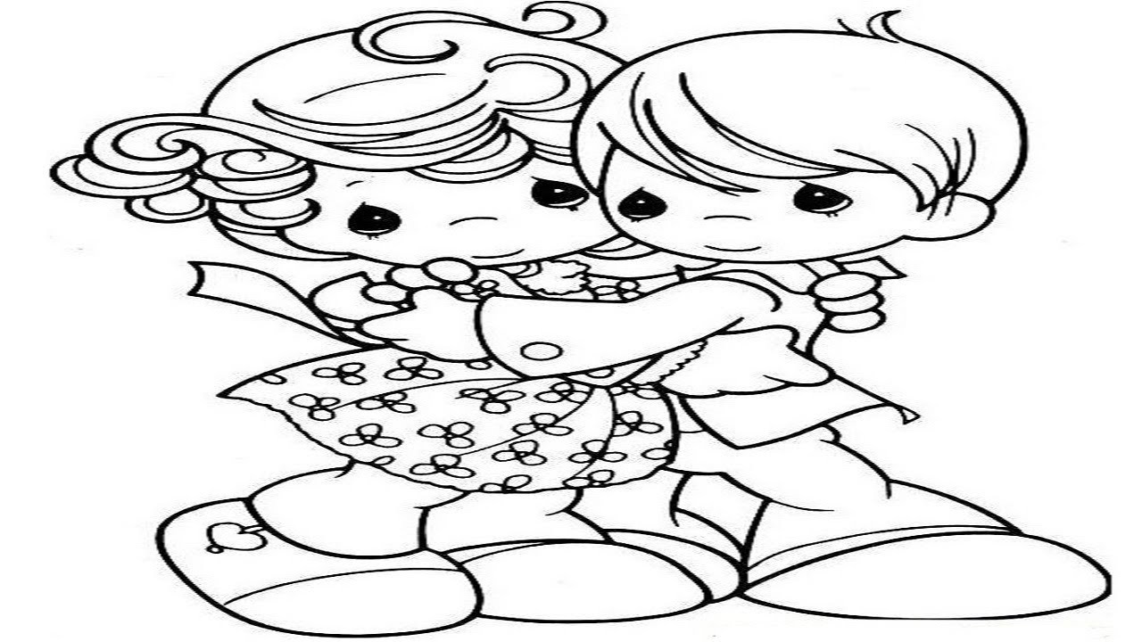 Coloring Pages For Boys Learn
 How To Draw Kids Girl and Boy