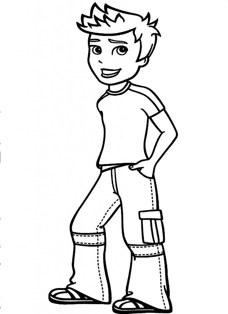 Coloring [Pages For Boys
 Free Printable Boy Coloring Pages For Kids