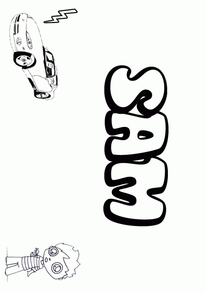 Coloring Pages For Boys Names
 Boys Names Coloring Pages Coloring Home