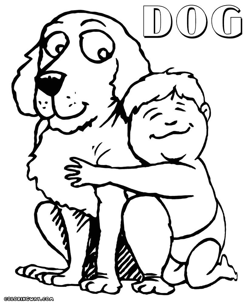 Coloring Pages For Boys Nature
 Cute dog coloring pages