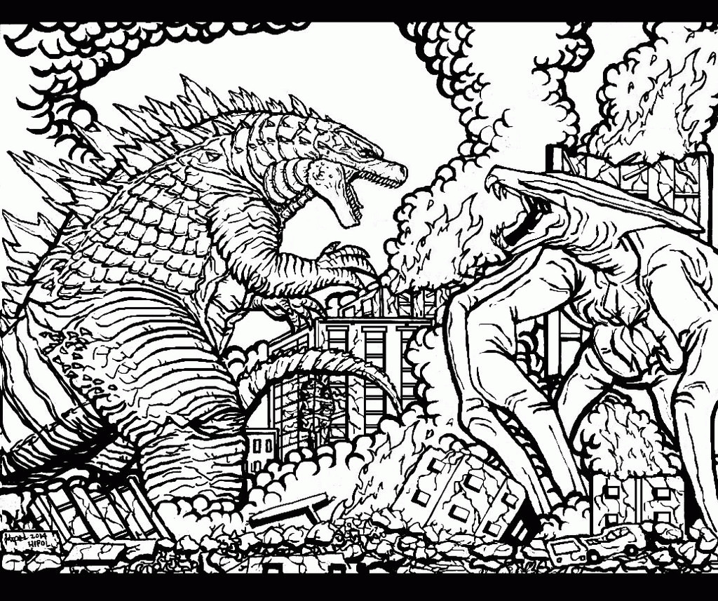 Coloring Pages For Boys Of Godzilla
 Coloring Pages Godzilla Coloring Home