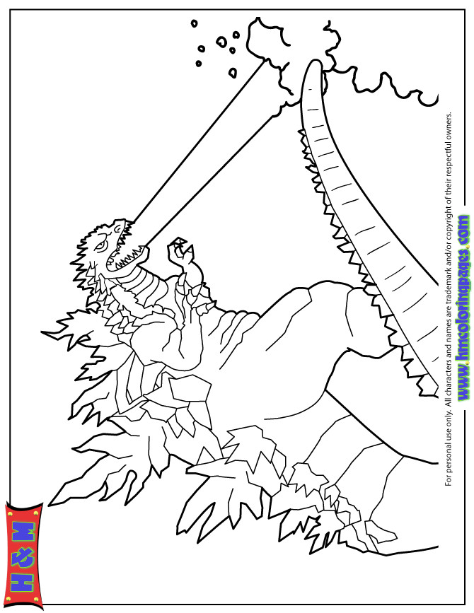 Coloring Pages For Boys Of Godzilla
 [fancy header3]Like this cute coloring book page Check