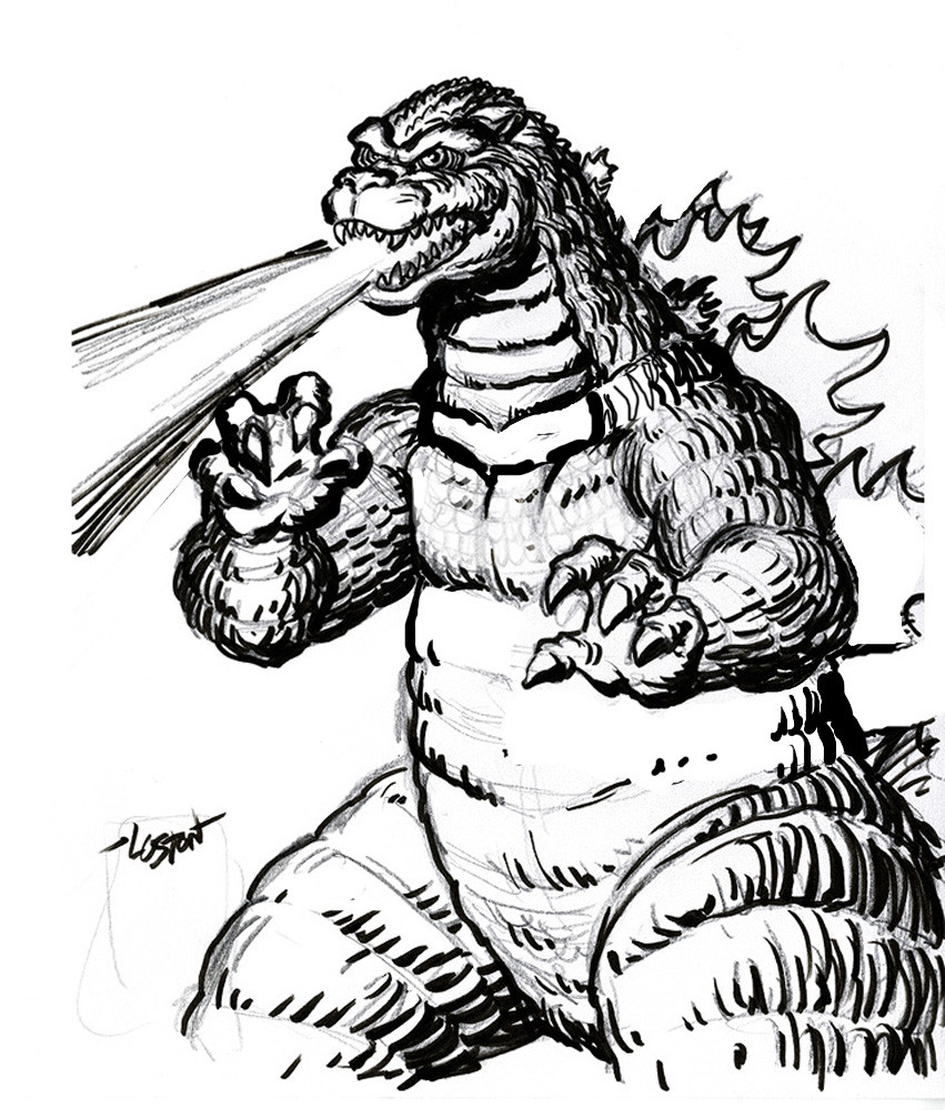 Coloring Pages For Boys Of Godzilla
 Recreational break 10 Godzilla coloring pages and pictures