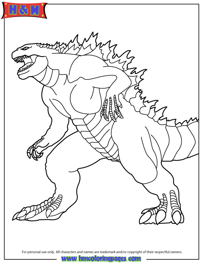 Coloring Pages For Boys Of Godzilla
 Godzilla 2014 The Movie Coloring Page