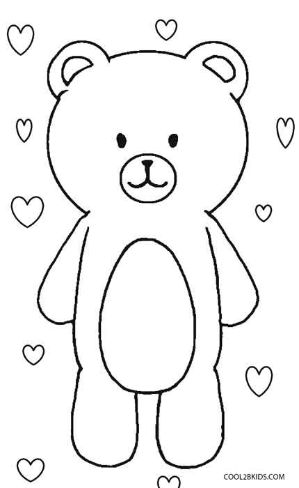 Coloring Pages For Boys Of Teddy
 Printable Teddy Bear Coloring Pages For Kids