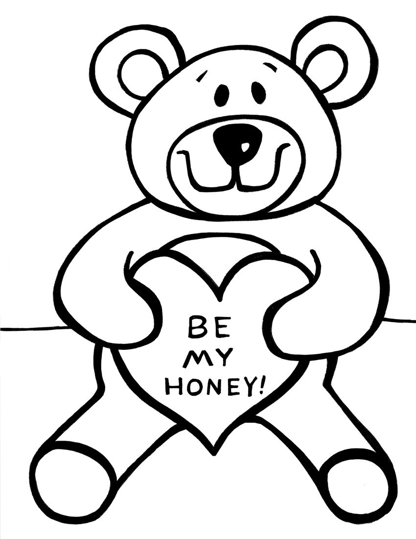 Coloring Pages For Boys Of Teddy
 Free Printable Teddy Bear Coloring Pages For Kids