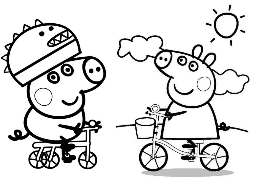 Coloring Pages For Boys Peppa Pig
 30 Printable Peppa Pig Coloring Pages You Won t Find Anywhere