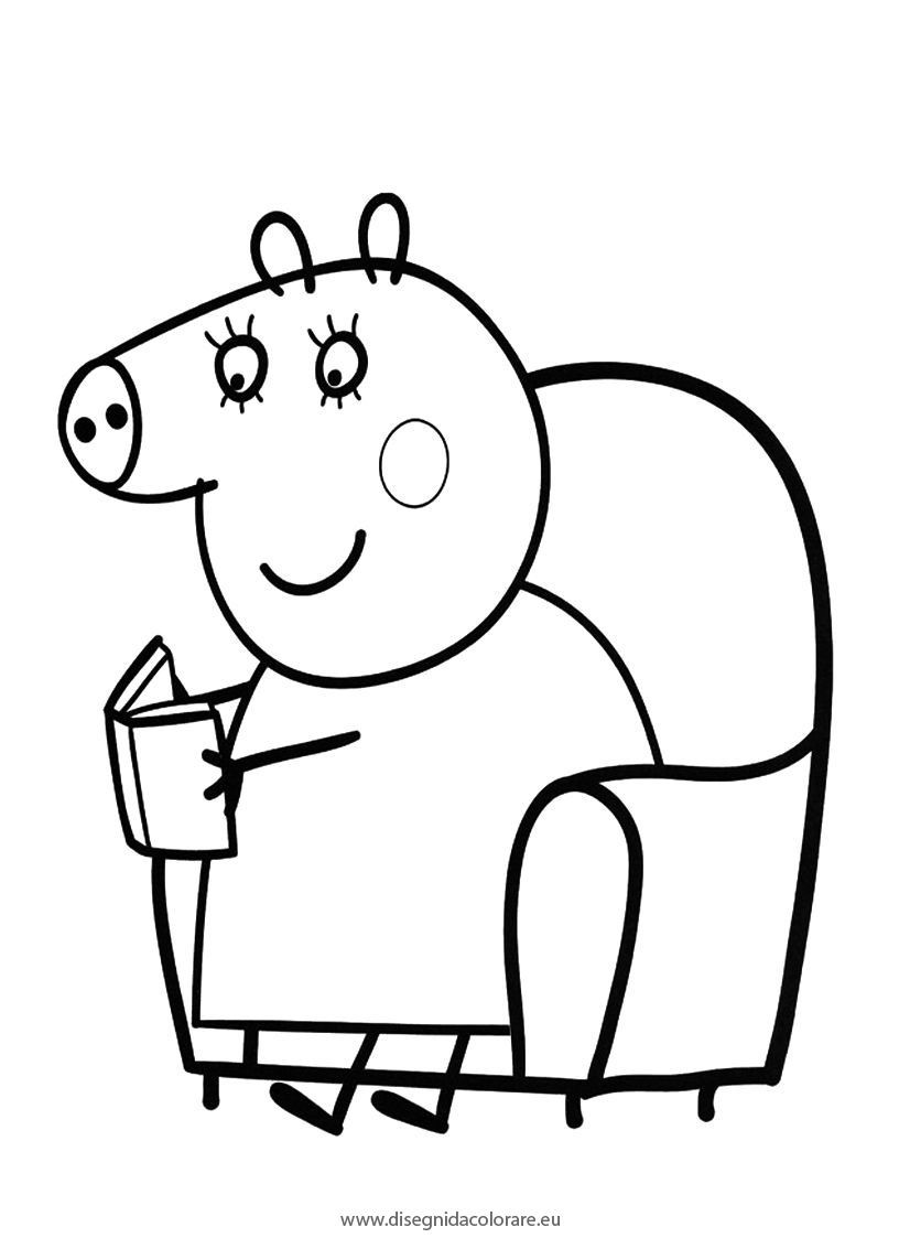 Coloring Pages For Boys Peppa Pig
 Peppa Pig Coloring Pages