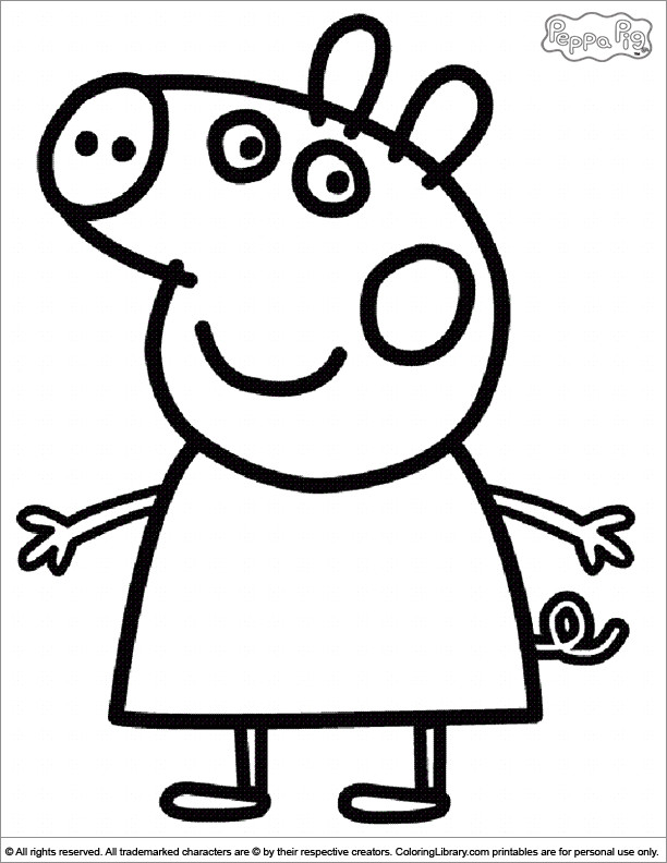 Coloring Pages For Boys Peppa Pig
 Color Peppa Pig Printable Coloring Page Coloring Pages
