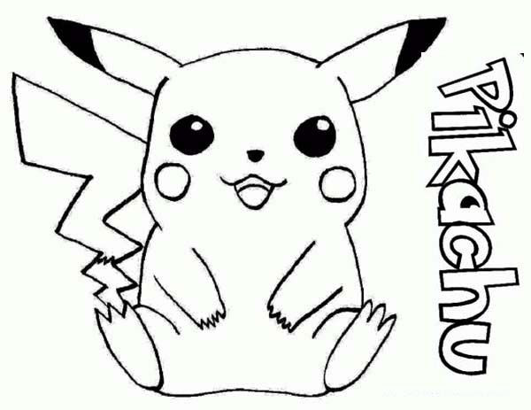 Coloring Pages For Boys Pikachu
 Pikachu Coloring Pages Pikachu Happy Hopping Around