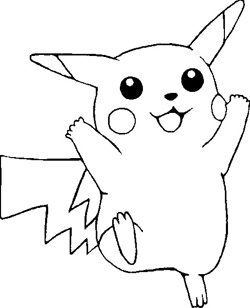 Coloring Pages For Boys Pikachu
 Kleurplaten Pokemon