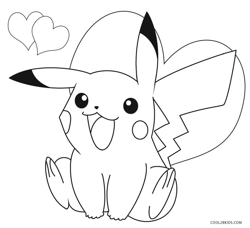 Coloring Pages For Boys Pikachu
 Video Game Coloring Pages