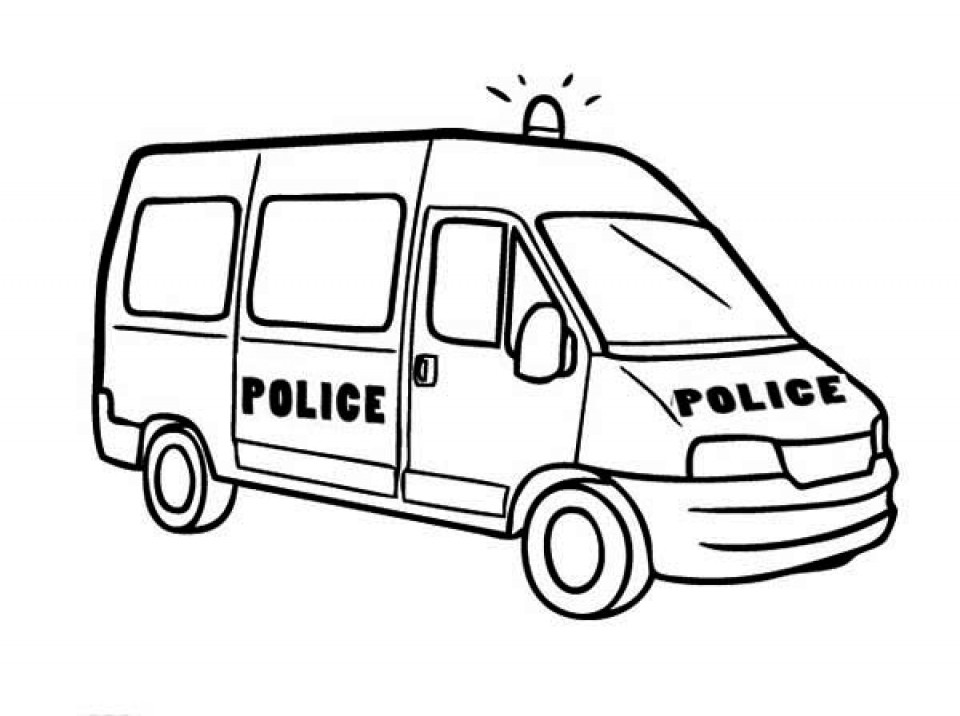 Coloring Pages For Boys Police Car
 Police Car Coloring Pages Sketch Coloring Page