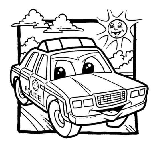 Coloring Pages For Boys Police Car
 Police Car Coloring Pages for Kids Enjoy Coloring