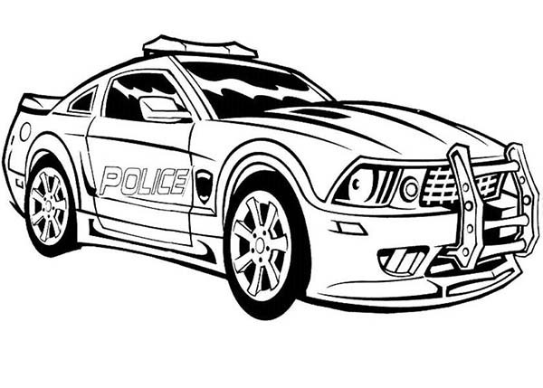 Coloring Pages For Boys Police Car
 Police car coloring pages printable ColoringStar