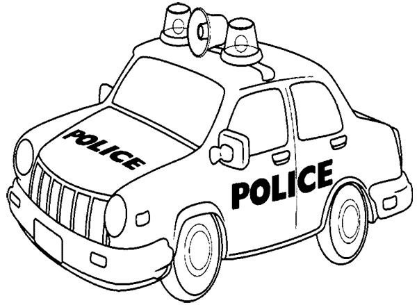 Coloring Pages For Boys Police Car
 Car Police Patrol Coloring Page Police Car car coloring