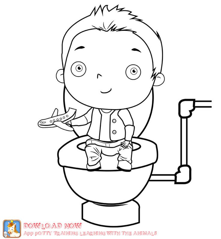 Coloring Pages For Boys Poop
 22 best Potty training coloring pages images on Pinterest