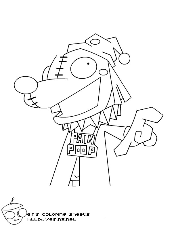 Coloring Pages For Boys Poop
 PoopDog