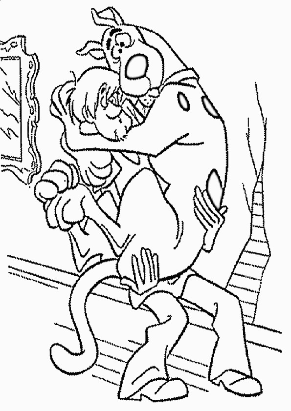 Coloring Pages For Boys Scooby Doo
 Scooby Doo Coloring Pages