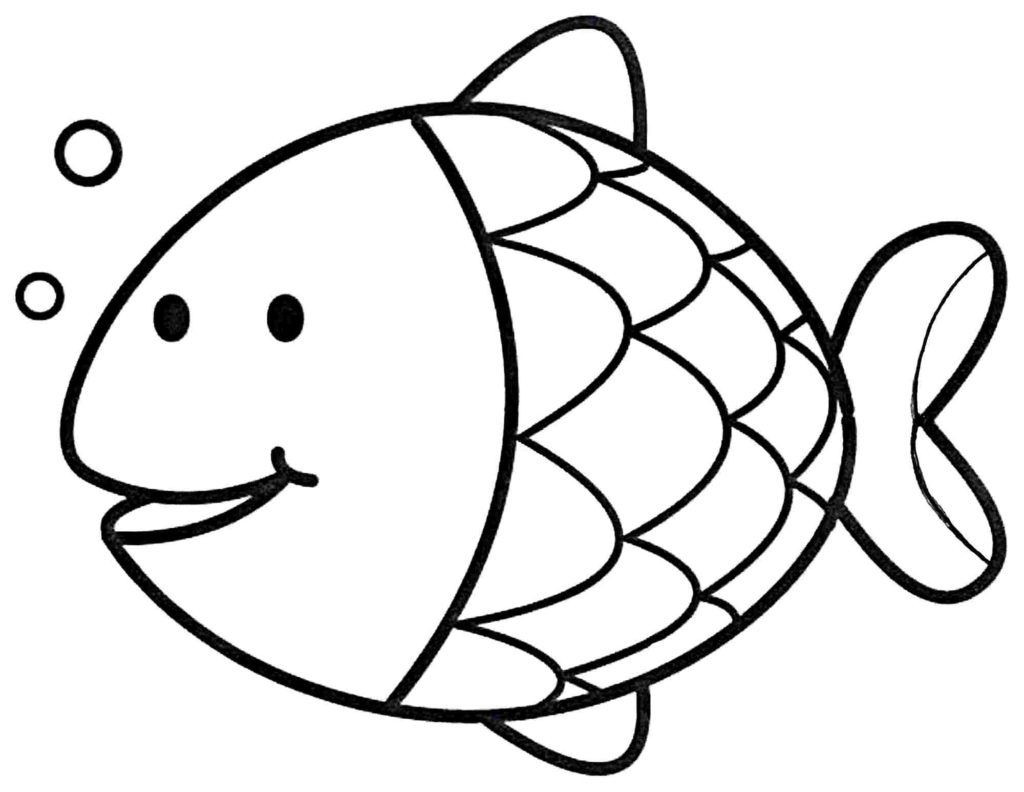 Coloring Pages For Boys Simple
 Fish Coloring Pages To Print Coloring Free Download