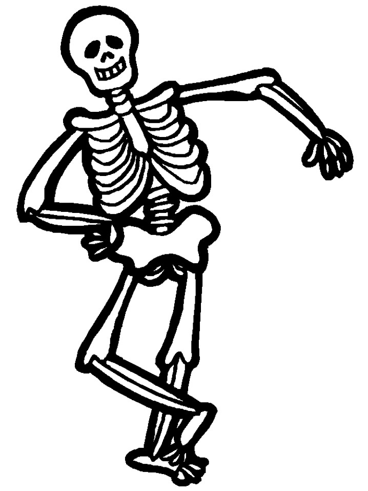 Coloring Pages For Boys Skeletons
 Free Printable Skeleton Coloring Pages For Kids
