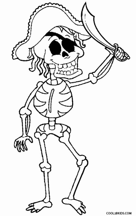 Coloring Pages For Boys Skeletons
 Printable Skeleton Coloring Pages For Kids