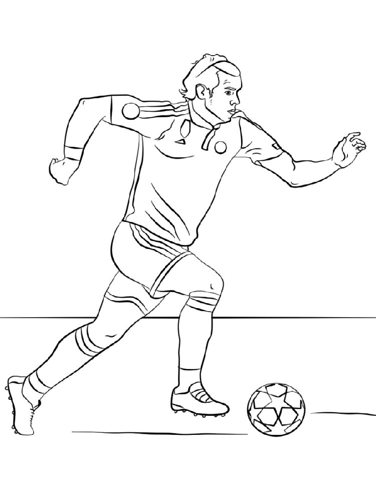 Coloring Pages For Boys Soccer
 Soccer Player coloring pages Free Printable Soccer Player