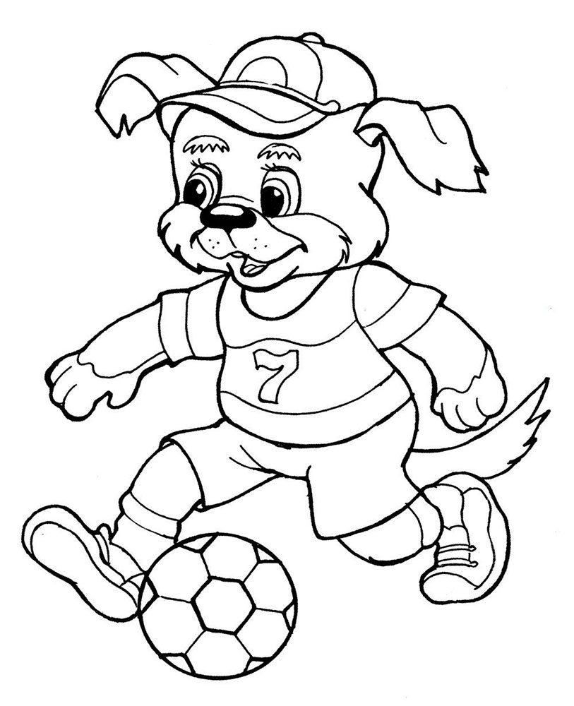 Coloring Pages For Boys Soccer
 Soccer player coloring pages