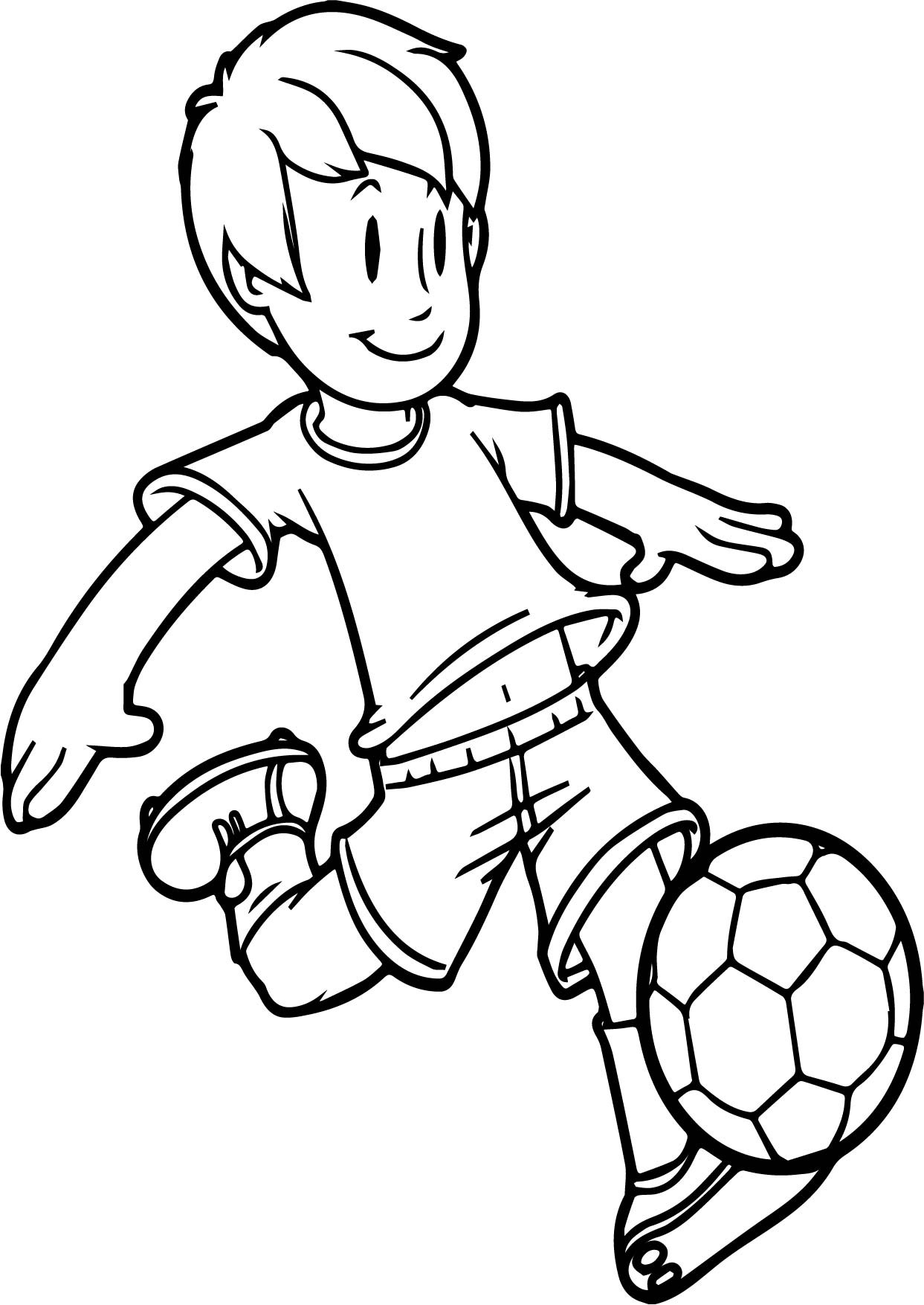 Coloring Pages For Boys Soccer
 Soccer Drawing at GetDrawings