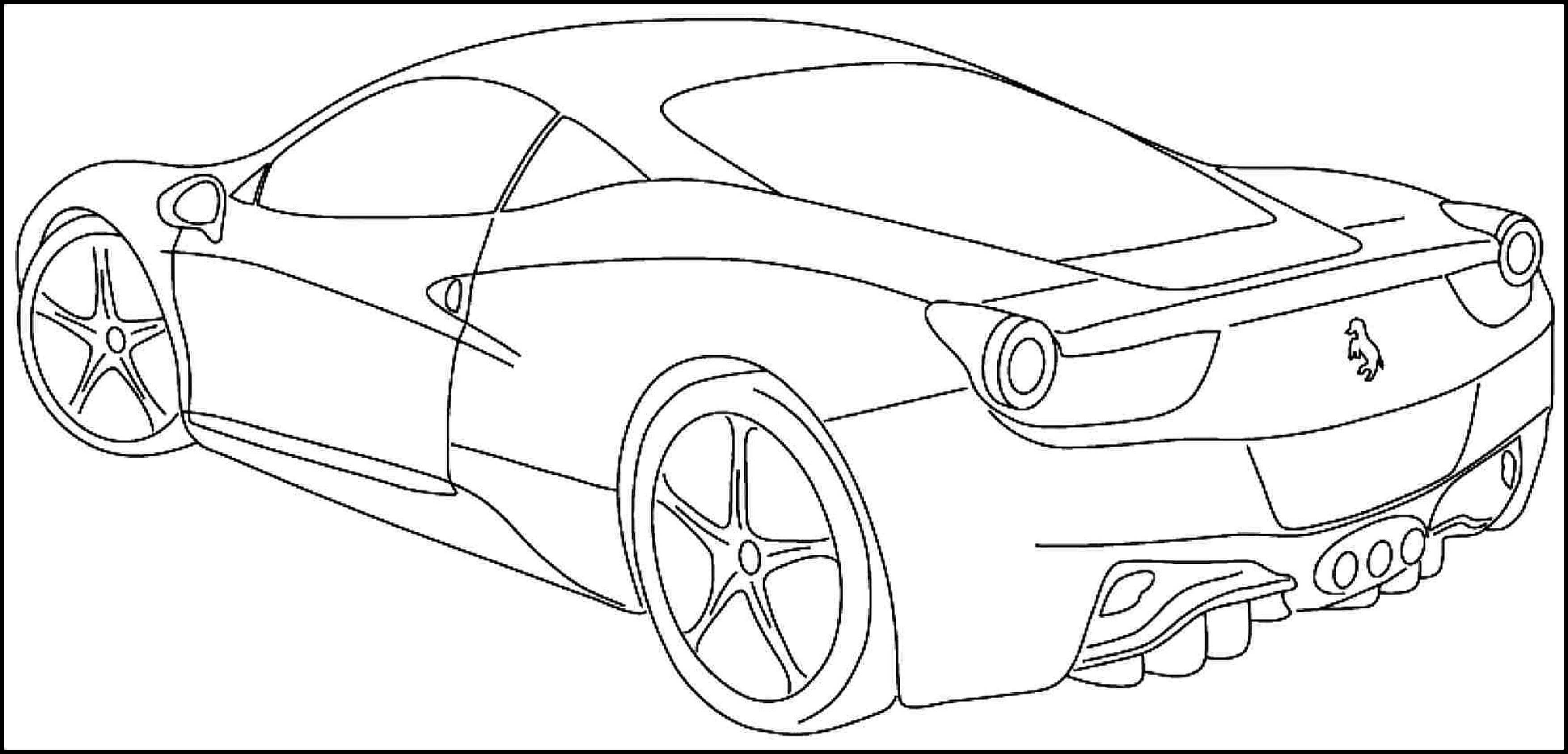Coloring Pages For Boys Sports Racing
 Printable sports car coloring pages for kids & teens