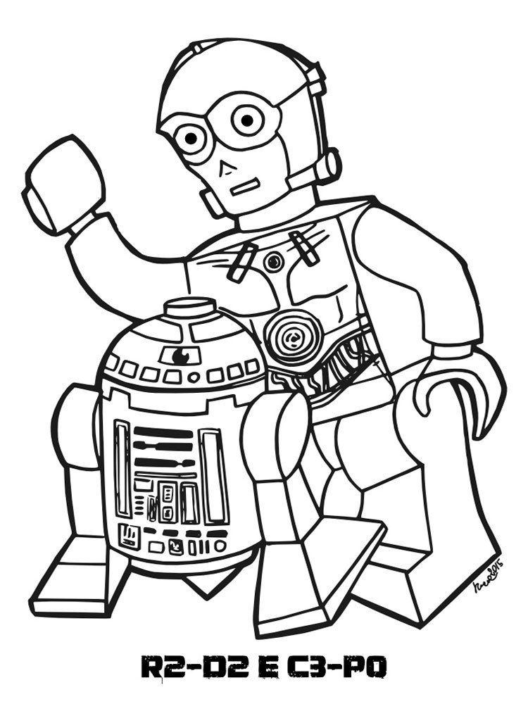 Coloring Pages For Boys Star Wars
 Lego Star Wars coloring pages Free Printable Lego Star