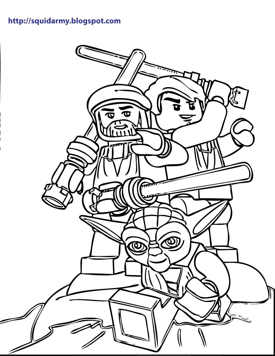 Coloring Pages For Boys Star Wwars
 Lego Star Wars coloring pages