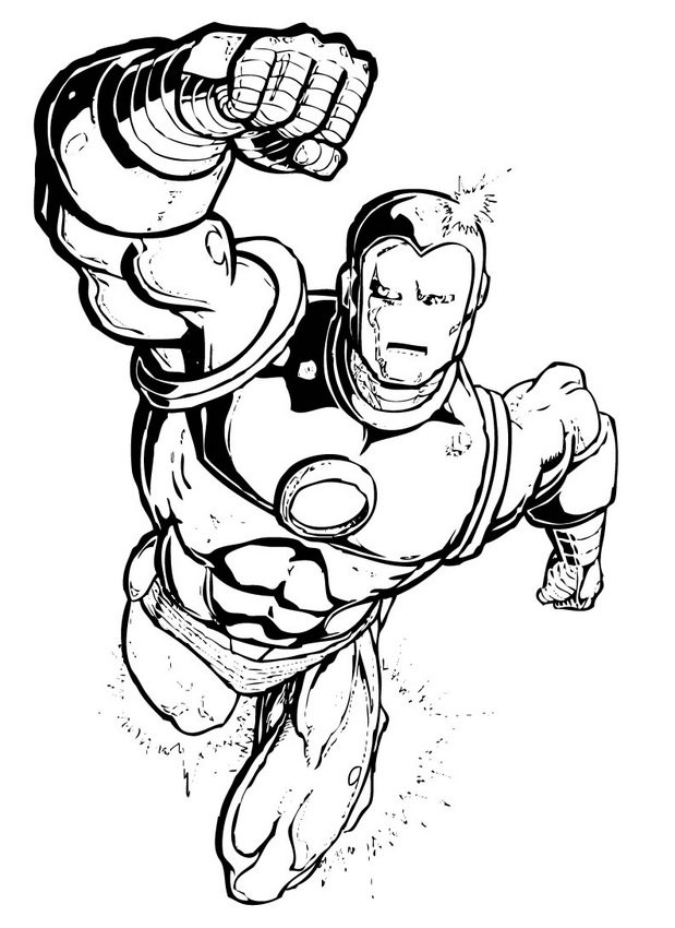 Coloring Pages For Boys Super Heroes
 Superhero Archives Bestofcoloring