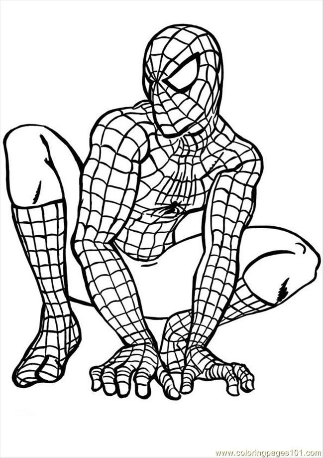 Coloring Pages For Boys Super Heroes
 spiderman coloring pages pdf
