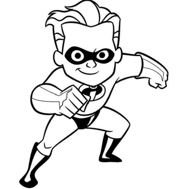 Coloring Pages For Boys Super Heroes
 Baby Flash Superhero Coloring Pages
